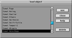 Load Object dialog